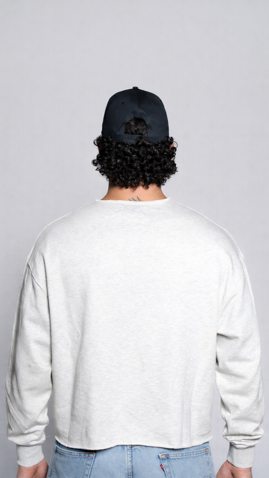 Crop Crewneck (Grey)