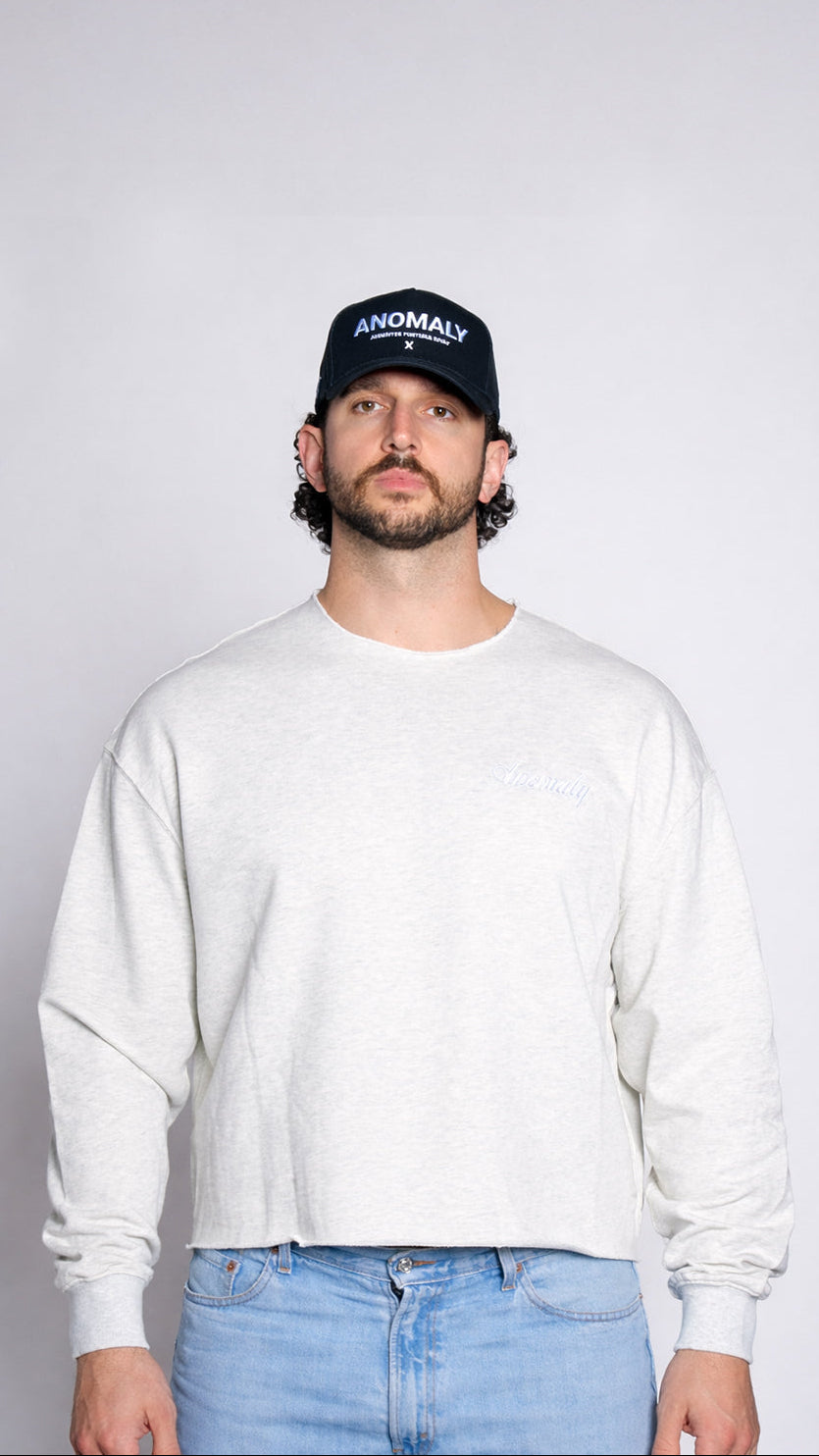 Crop Crewneck (Grey)