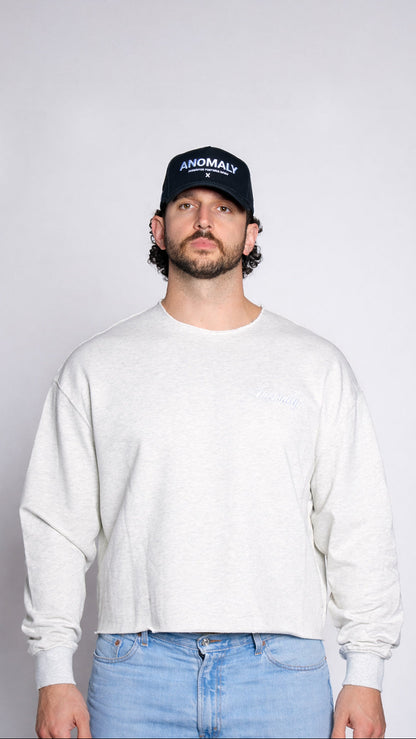 Crop Crewneck (Grey)