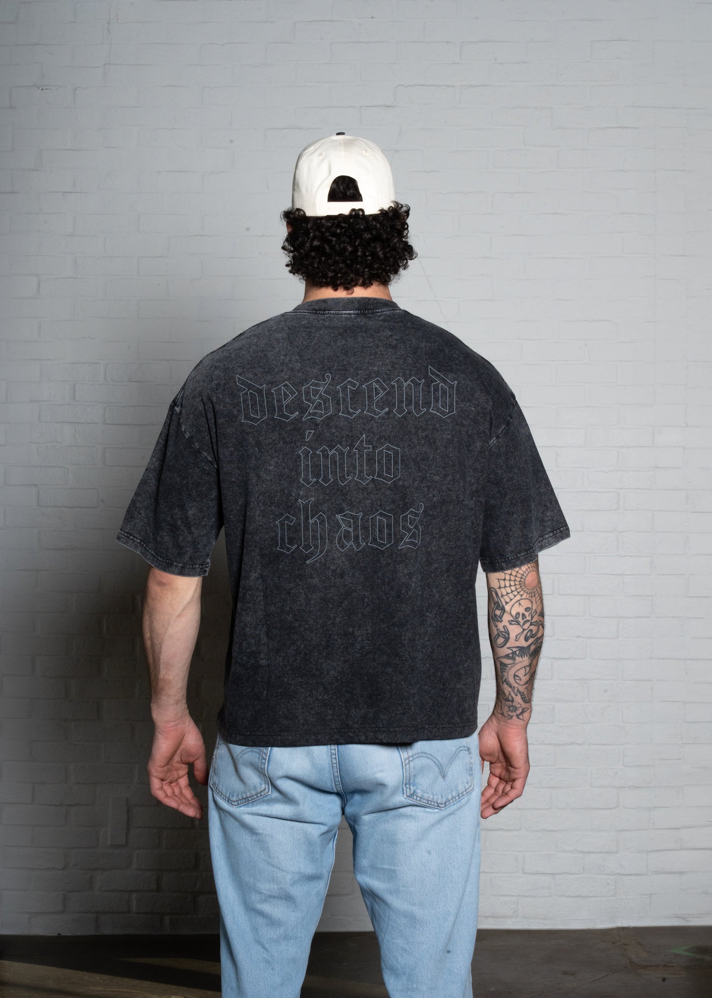 Chaos Tee (Acid Wash Black)
