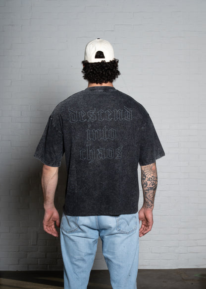 Chaos Tee (Acid Wash Black)