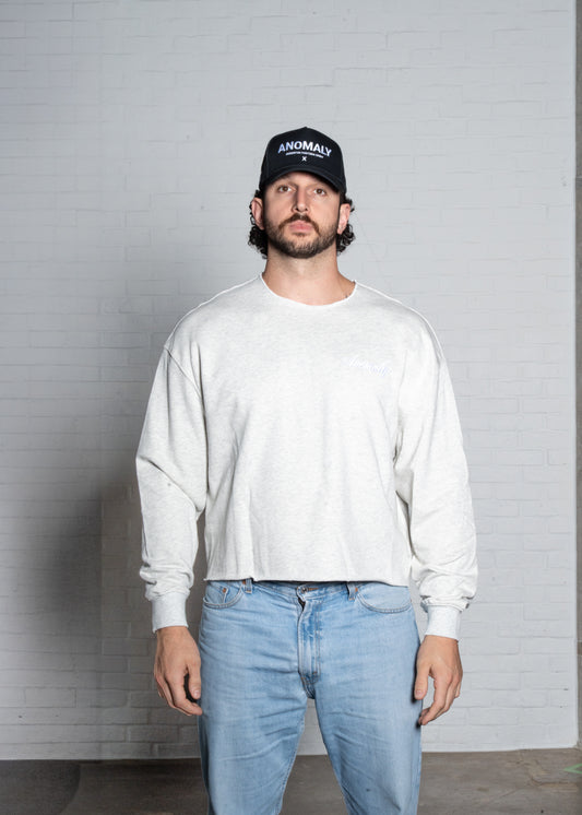 Crop Crewneck (Grey)