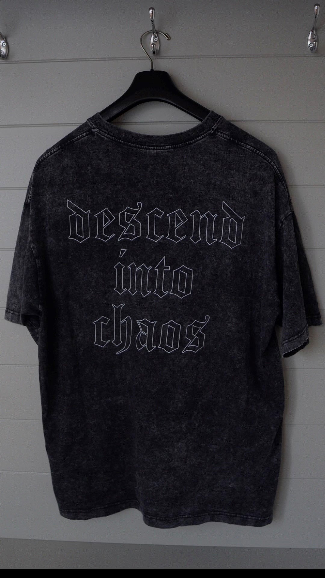 Chaos Tee (Acid Wash Black)