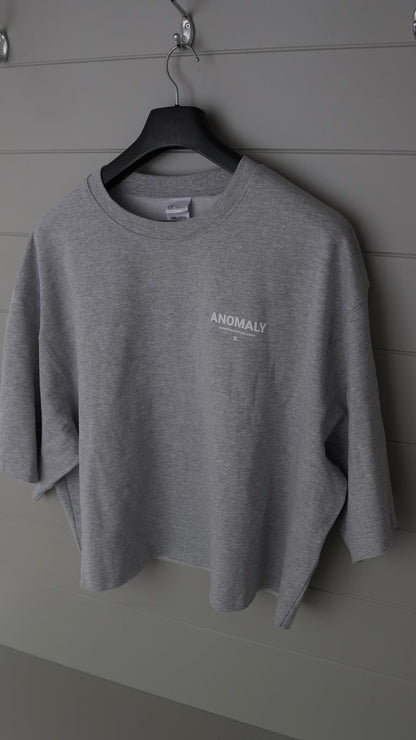 Anomaly Fleece Crop - Heather Grey