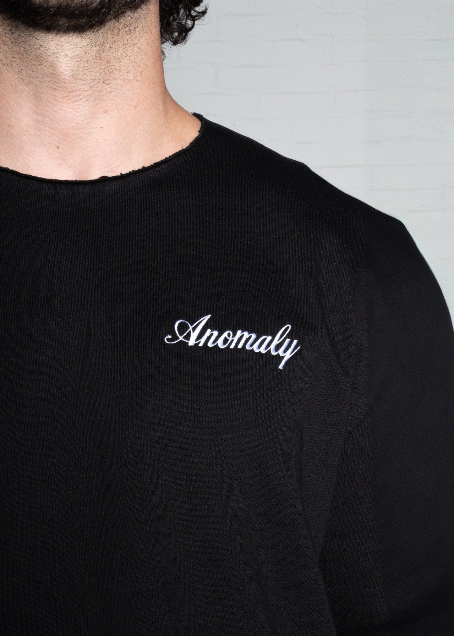Crop Crewneck (Black)